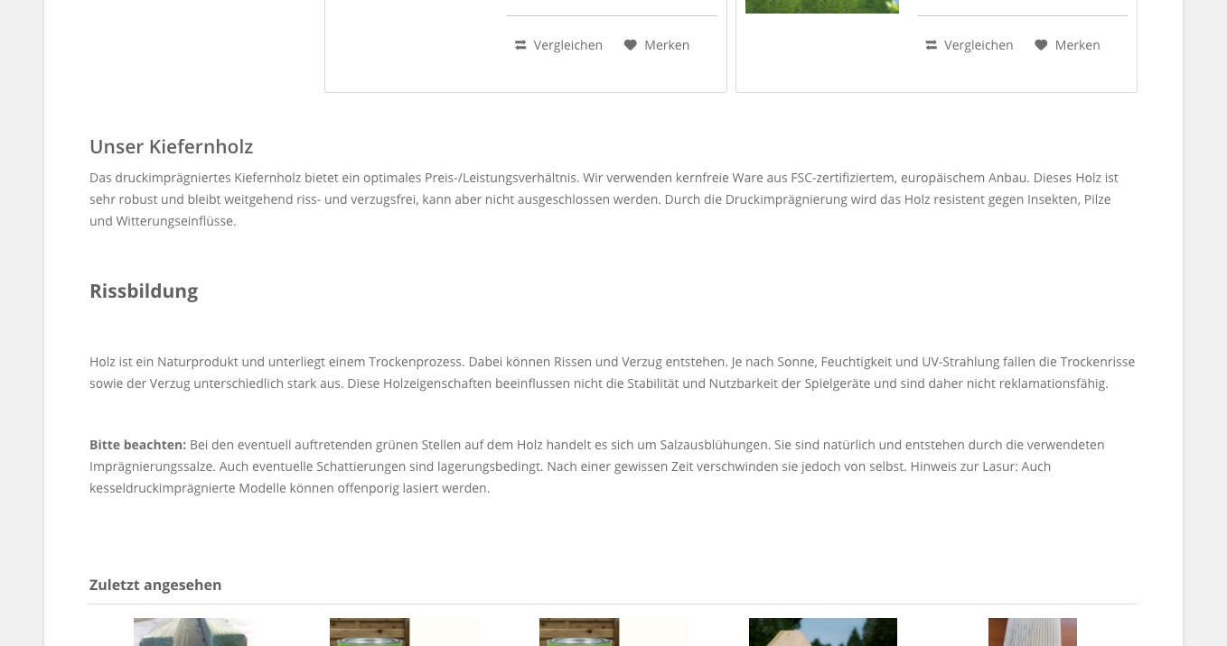Kategorietext unterhalb des Produktlistings im Shopware-Frontend
