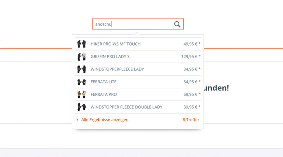 CRO Steigerung mit intelligenter Produktsuche