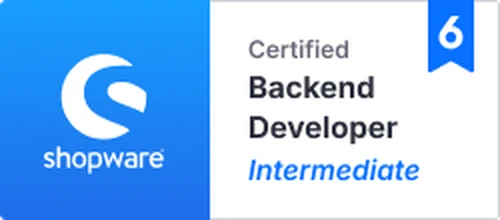Shopware 6 Certified Backend Developer Intermediate